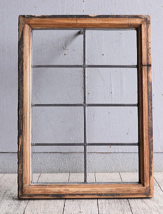 イギリス アンティーク 窓 無色透明 9950