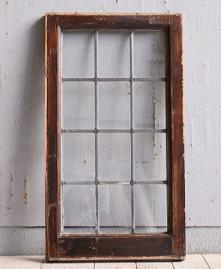 イギリス アンティーク 窓 無色透明 9963