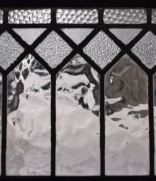 イギリス アンティーク 窓 無色透明 9981