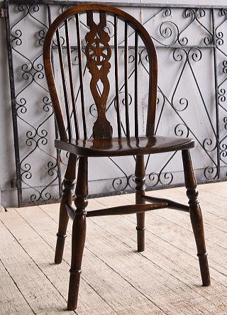 イギリス アンティーク家具 キッチンチェア 椅子 9986