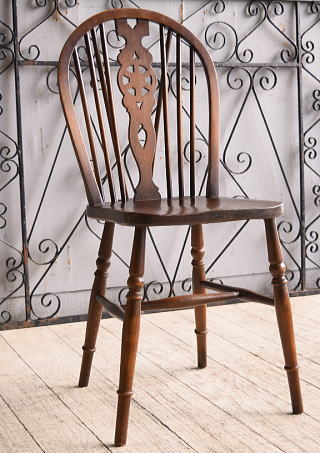 イギリス アンティーク家具 キッチンチェア 椅子 9987